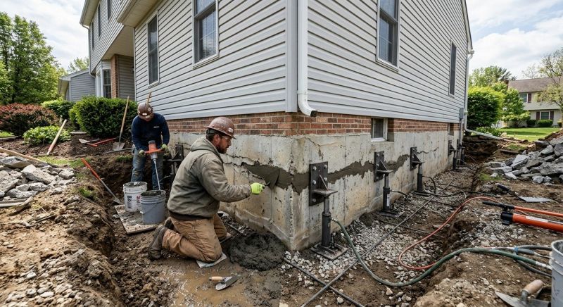 Basement Foundation Repair in Allegan County, MI