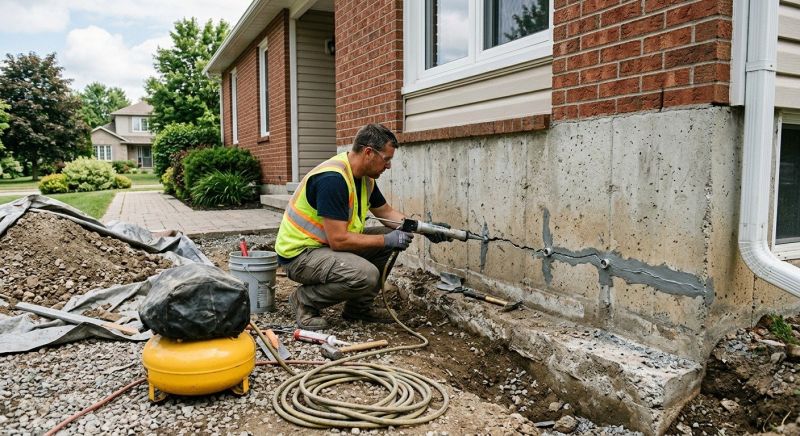 Basement Foundation Repair in Holland, MI