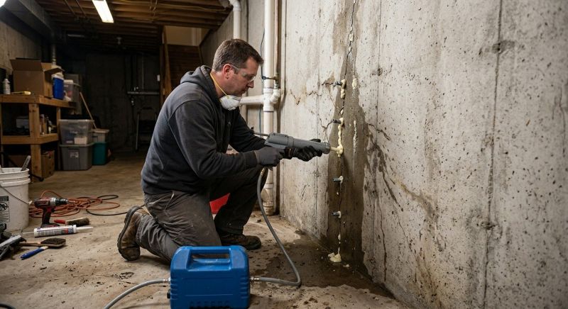 Basement Foundation Repair in Zeeland, MI