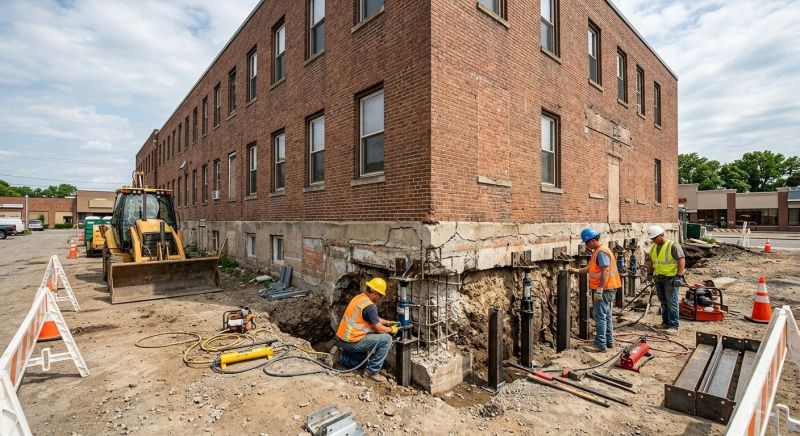 Commercial Foundation Repair in Holland, MI