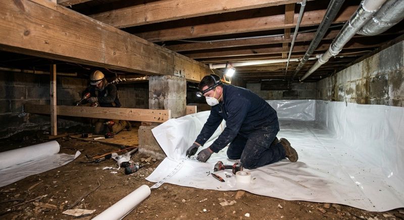 Crawl Space Leveling in Holland, MI
