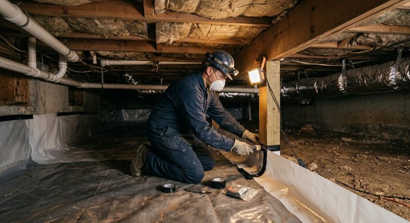 Crawl Space Leveling in Holland, MI