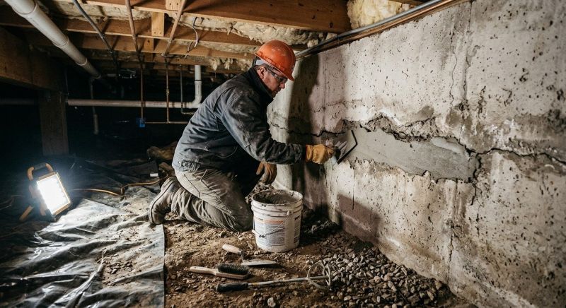 Crawlspace Foundation Repair in Allendale, MI