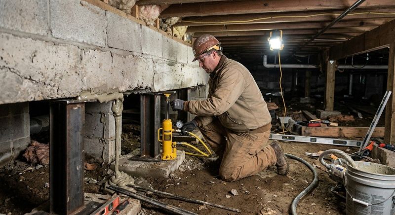 Crawlspace Foundation Repair in Grandville, MI