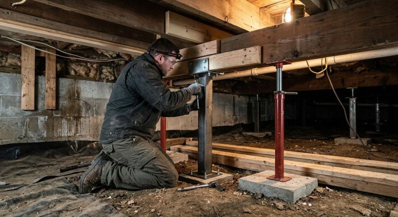 Crawlspace Structural Repair in Holland, MI