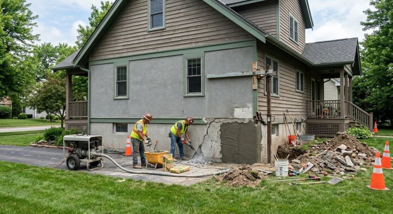 Emergency Foundation Repair in Holland, MI
