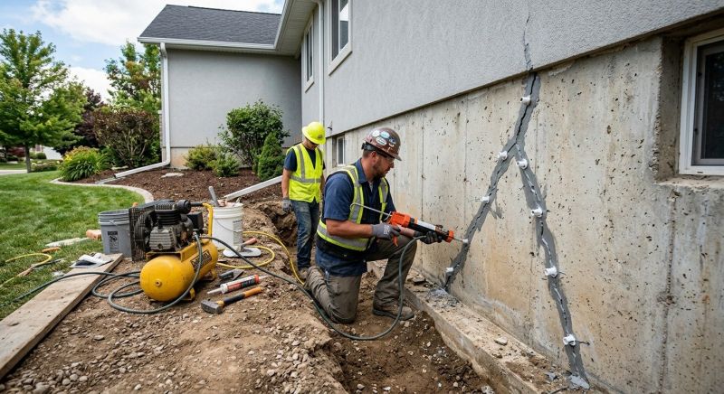 Foundation Crack Repair in Zeeland, MI