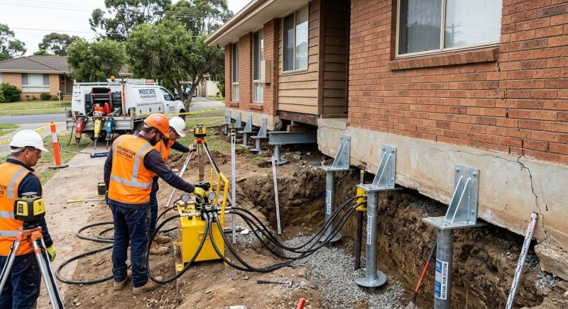 Foundation Jacking in Byron Center, MI