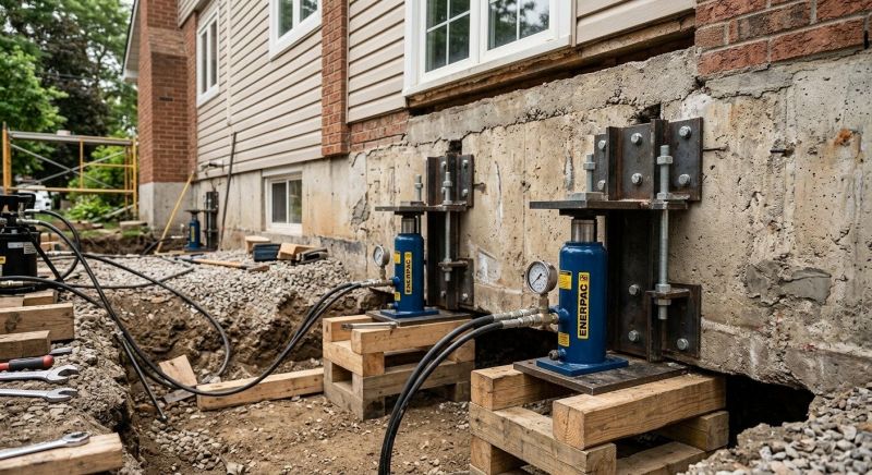 Foundation Jacking in Holland, MI