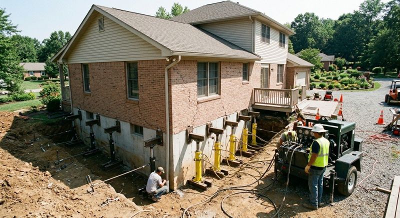 Foundation Jacking in Moline, MI