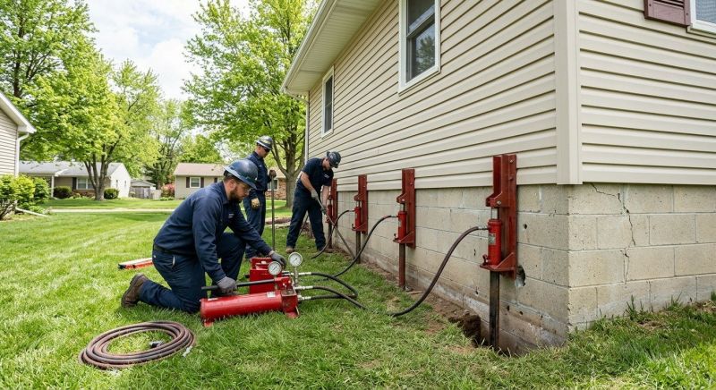 Foundation Jacking in Moline, MI