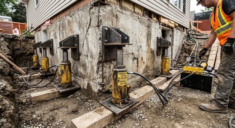Foundation Jacking in Spring Lake, MI