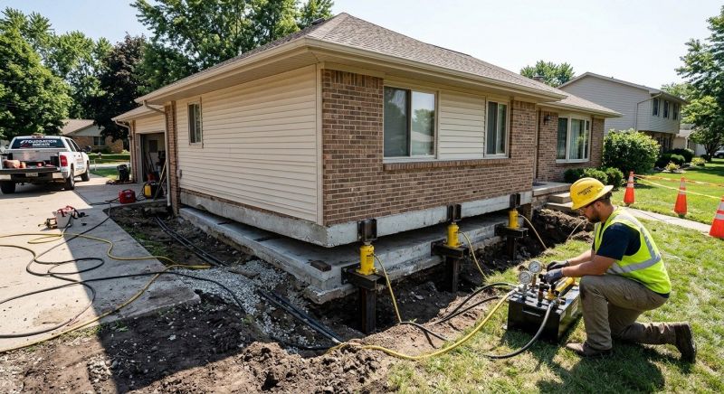 Foundation Lifting in Coopersville, MI