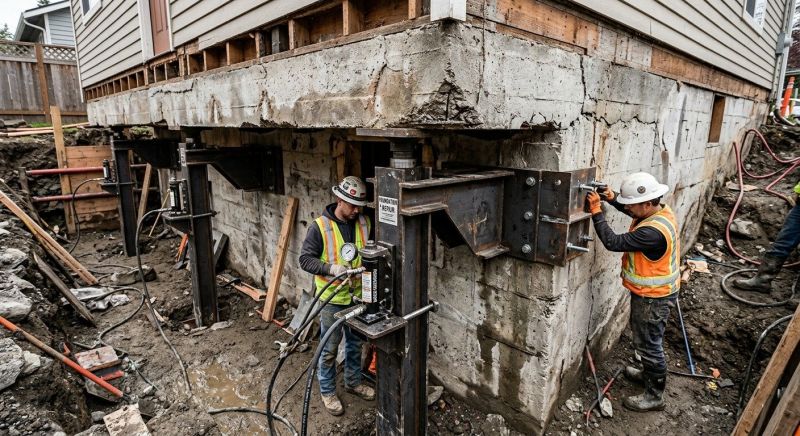 Foundation Lifting in Fennville, MI