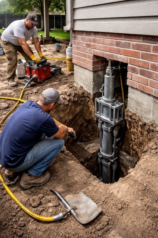 Foundation Pier Repair in Holland, MI