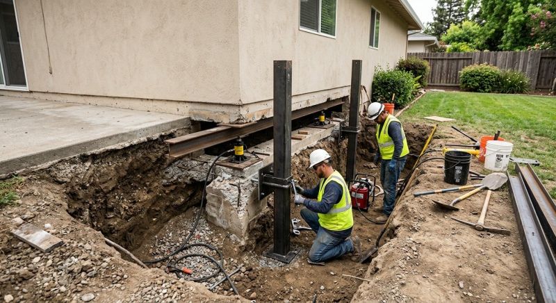 Foundation Pier Repair in Holland, MI