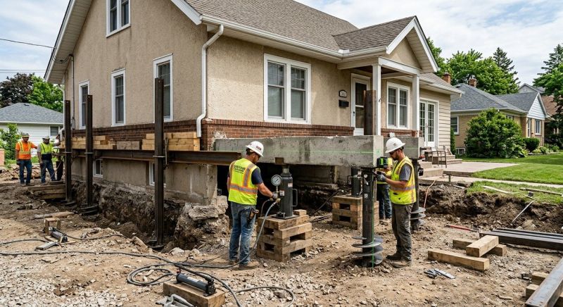 Foundation Releveling in Holland, MI