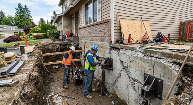 Foundation Renovation in Holland, MI