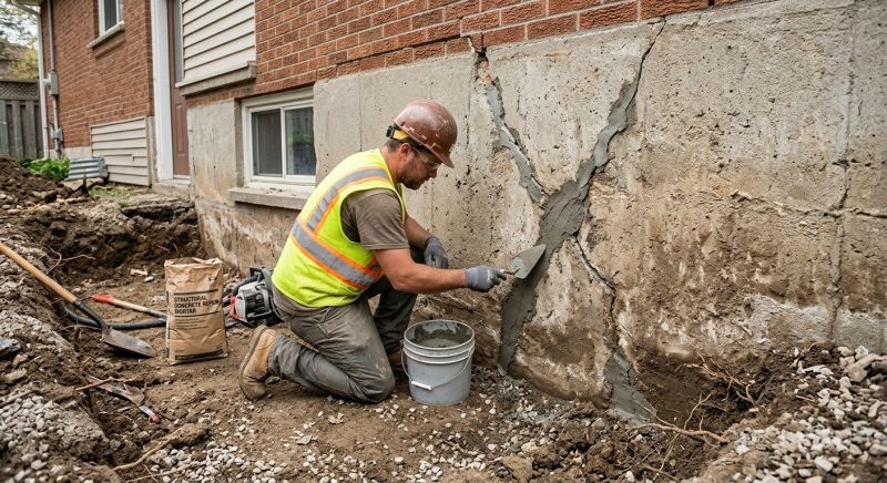 Foundation Repair in Grandville, MI