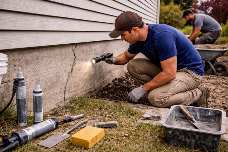Foundation Repair in Hopkins, MI