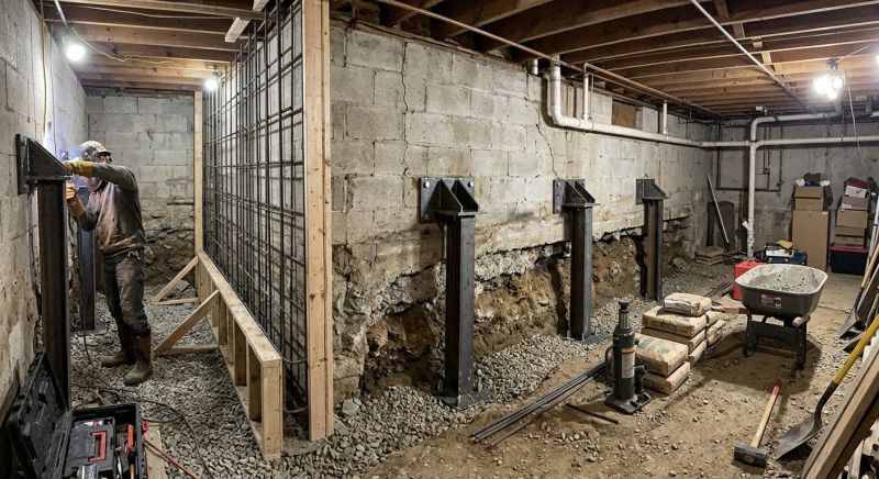 Foundation Stabilizing in Jenison, MI