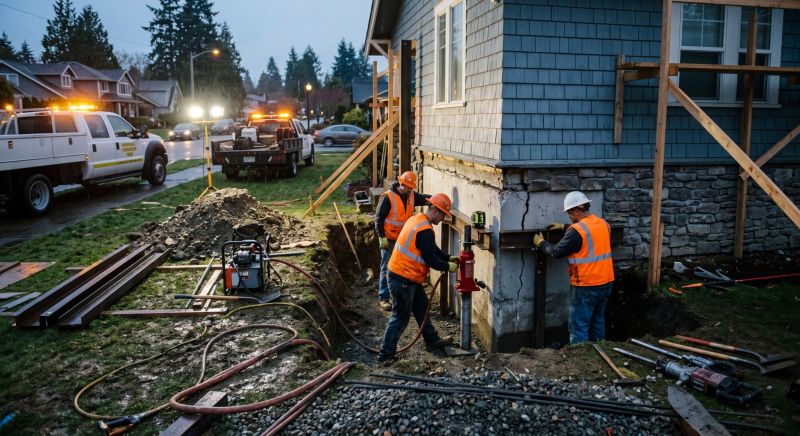 Foundation Stabilizing in Moline, MI