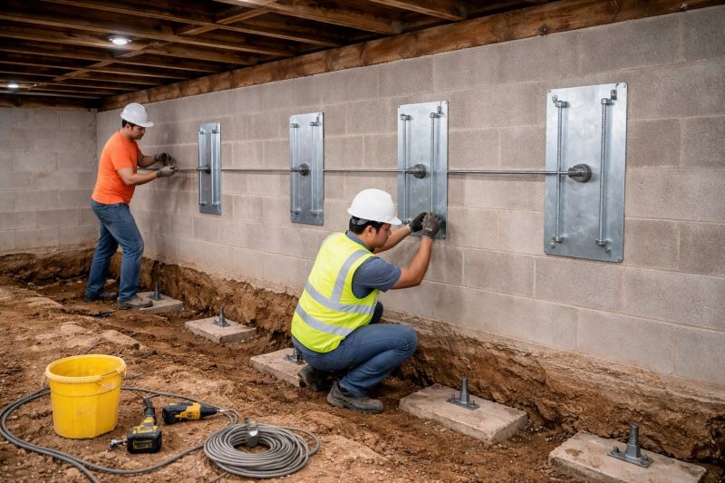 Foundation Stabilizing in Moline, MI