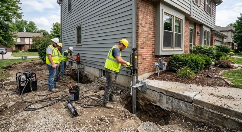 Foundation Stabilizing in Wyoming, MI
