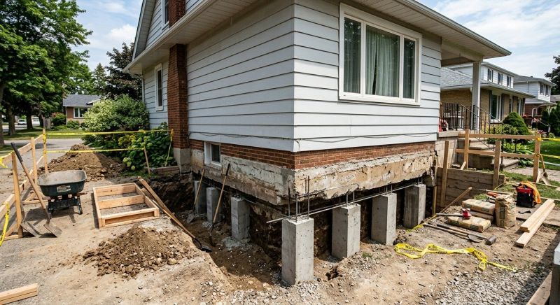 Foundation Underpinning in Holland, MI