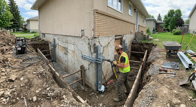 Home Foundation Repair in Coopersville, MI