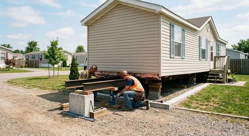 House Leveling in Moline, MI
