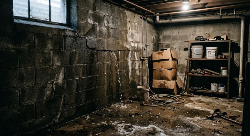 Leaking Foundation Repair in Holland, MI