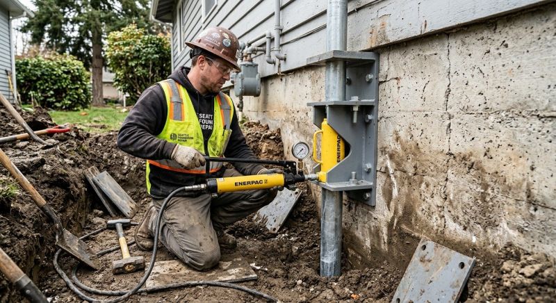 Settling Foundation Service in Allendale, MI