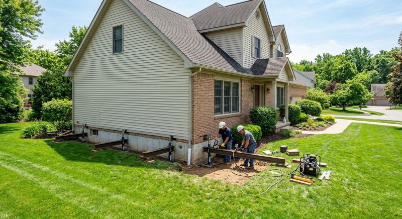 Settling Foundation Service in Jenison, MI