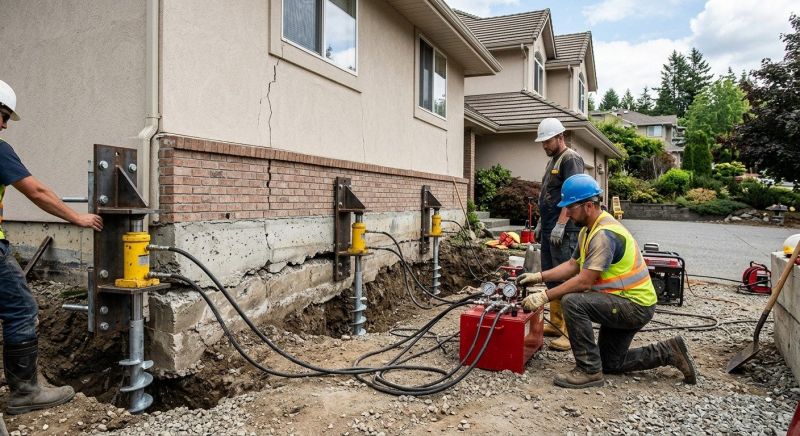 Sinking Foundation Lifting in Holland, MI