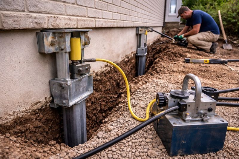 Sinking Foundation Repair in Dorr, MI