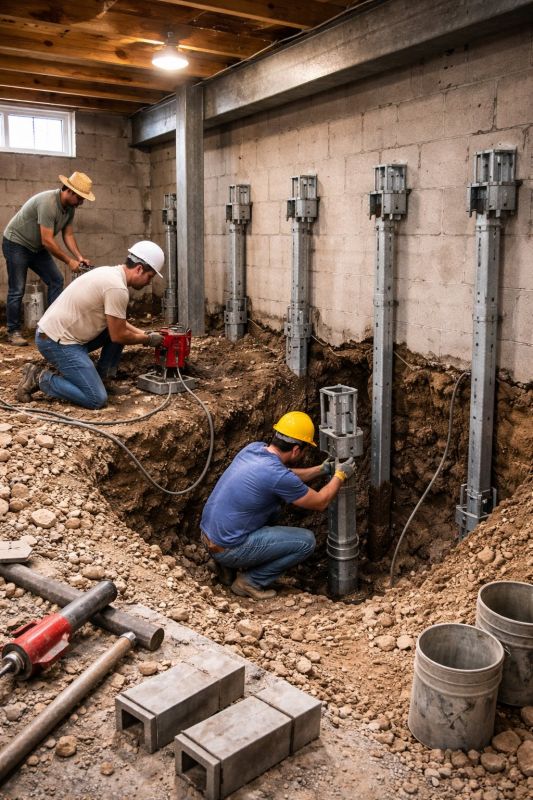 Structural Underpinning in Holland, MI