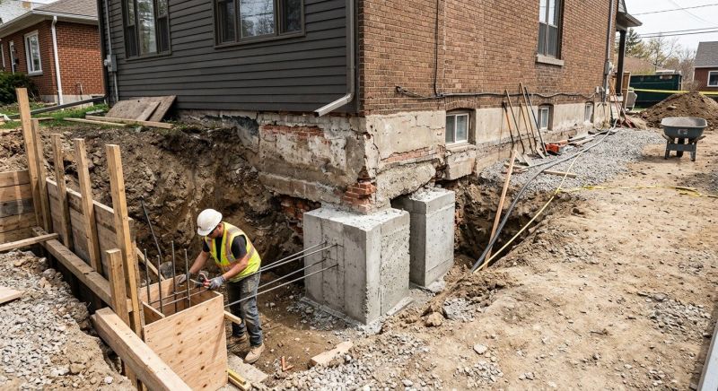 Structural Underpinning in Holland, MI