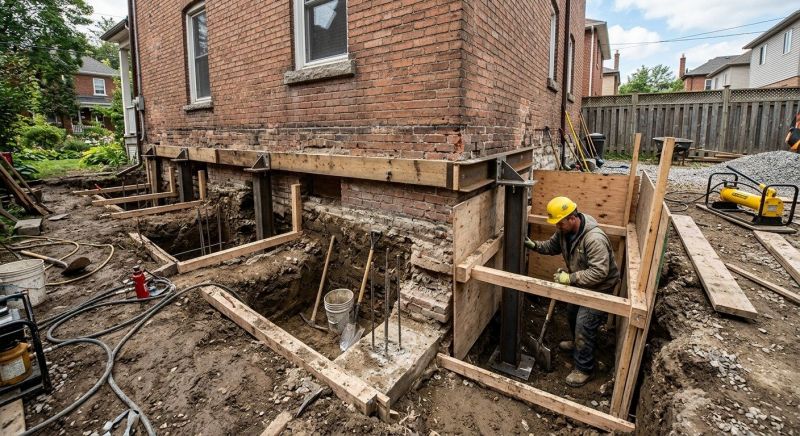 Structural Underpinning in Holland, MI